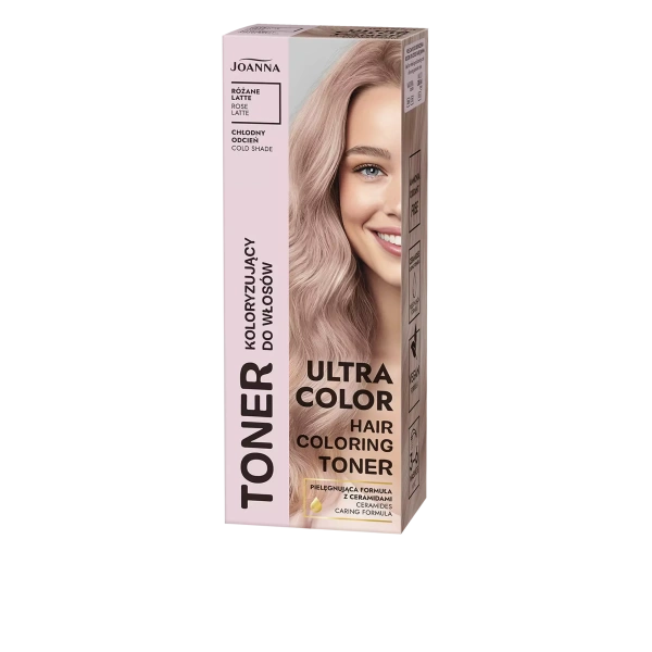 JOANNA Ultra Color toner koloryzujący do włosów Różane Latte 100g