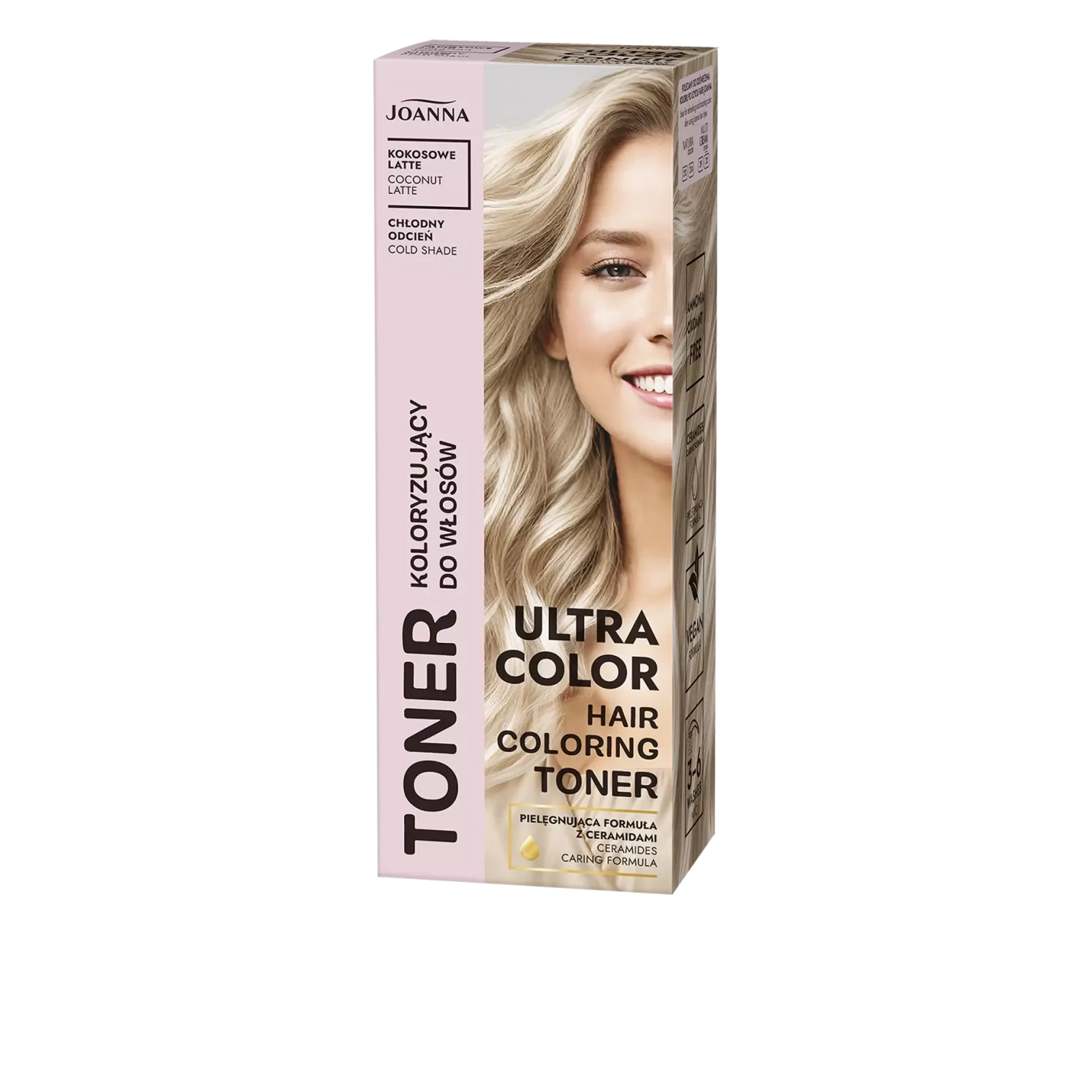 JOANNA Ultra Color toner koloryzujący do włosów Kokosowe Latte 100g