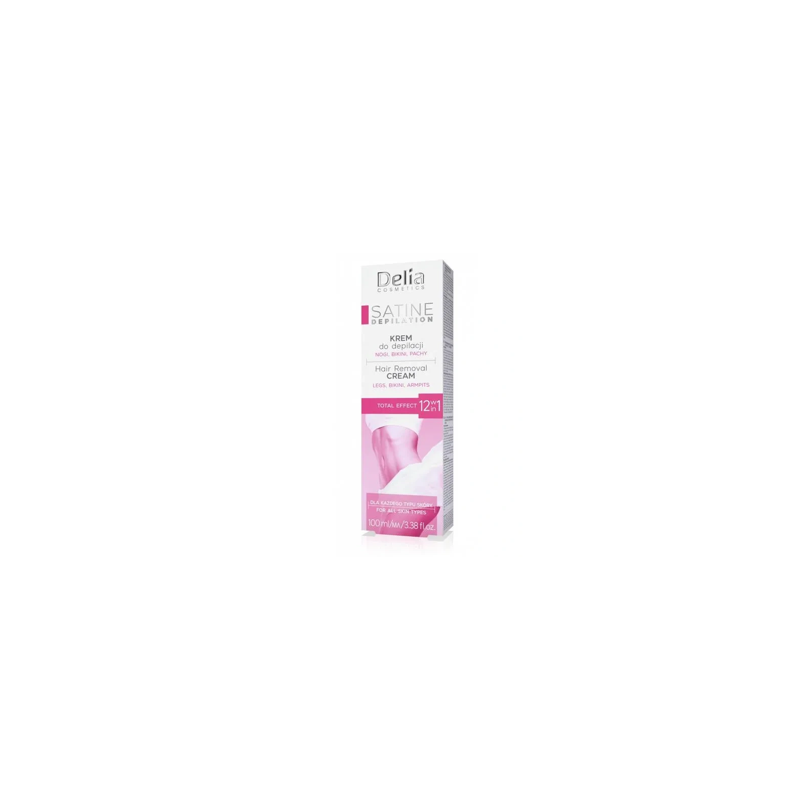 DELIA Satine Depilation krem do depilacji 12w1 Total Effect 100ml 