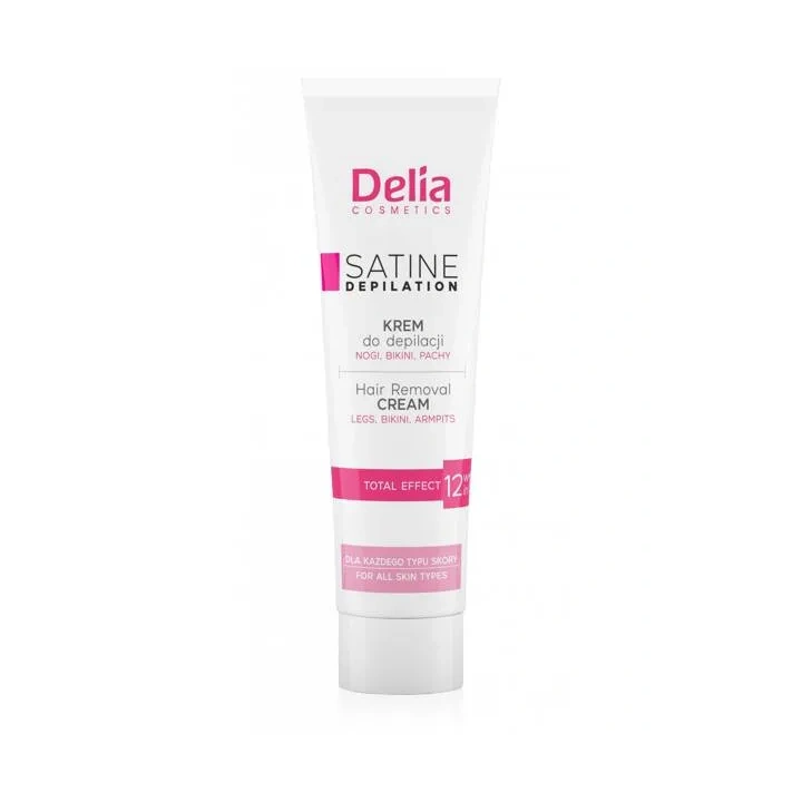 DELIA Satine Depilation krem do depilacji 12w1 Total Effect 100ml 