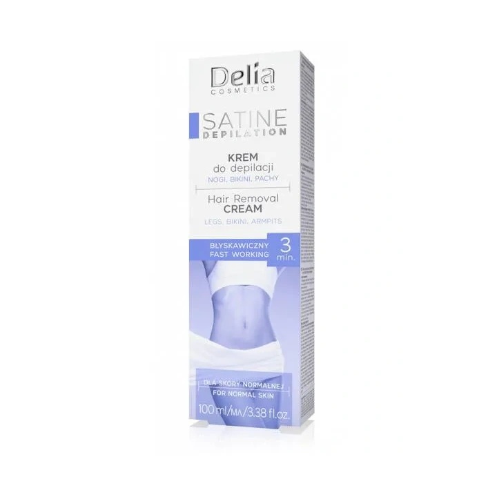 DELIA Satine Depilation krem do depilacji 3-minutowy błyskawiczny 100ml 