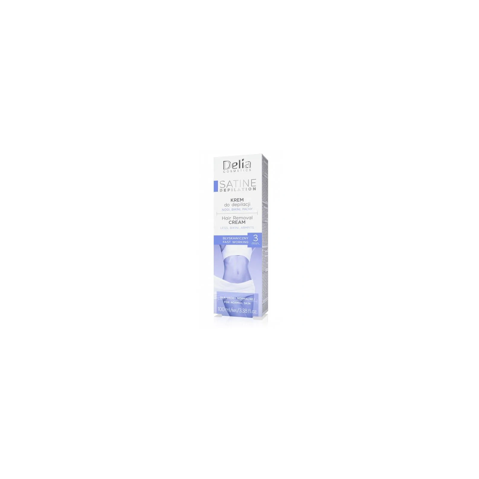 DELIA Satine Depilation krem do depilacji 3-minutowy błyskawiczny 100ml 