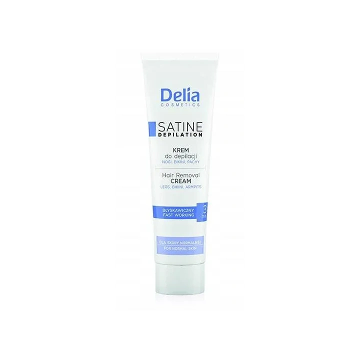DELIA Satine Depilation krem do depilacji 3-minutowy błyskawiczny 100ml 