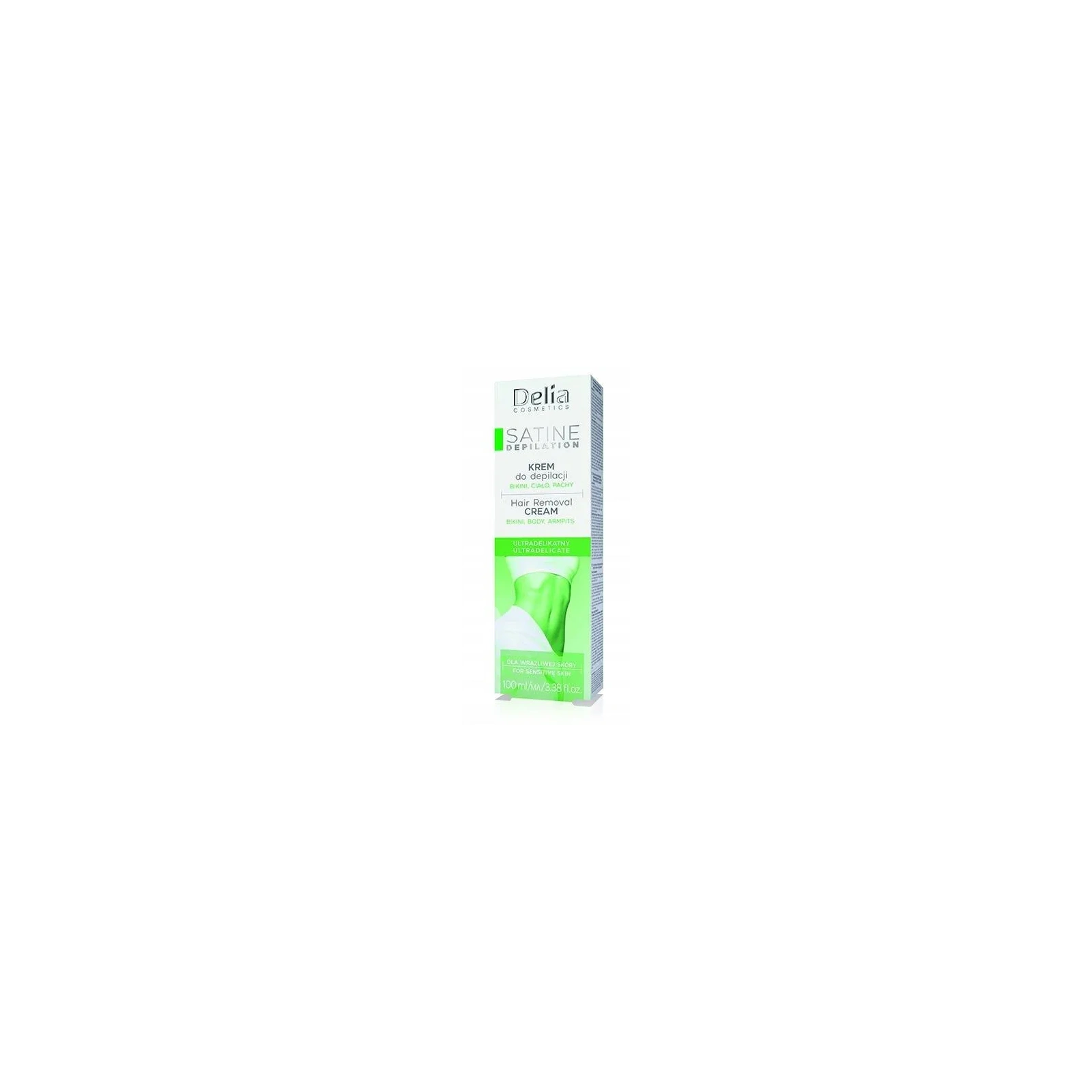 DELIA Satine Depilation ultradelikatny krem do depilacji bikini, ciało, pachy 100ml