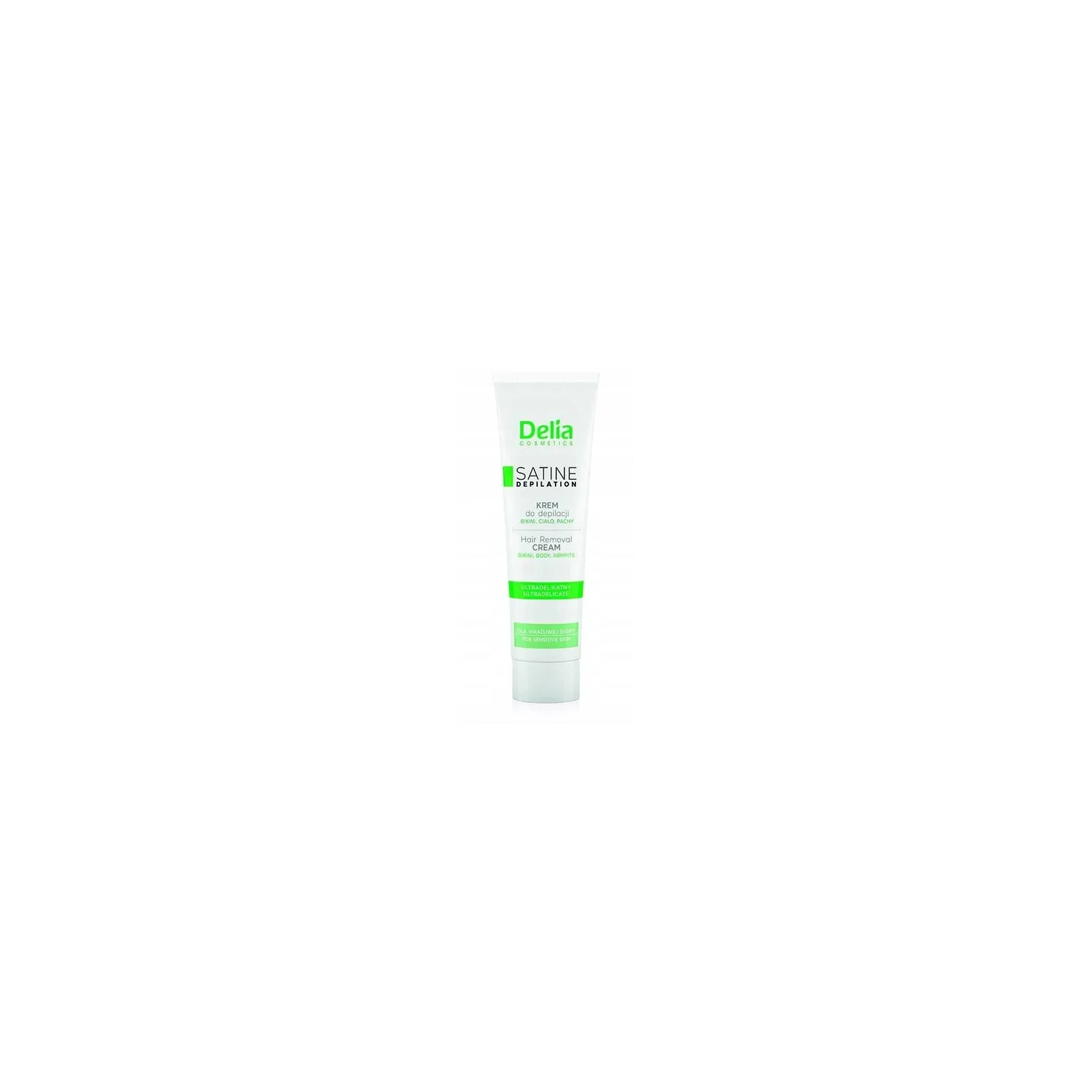 DELIA Satine Depilation ultradelikatny krem do depilacji bikini, ciało, pachy 100ml