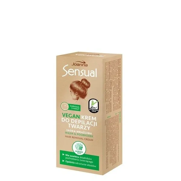 JOANNA Sensual Vegan krem do depilacji twarzy 20g