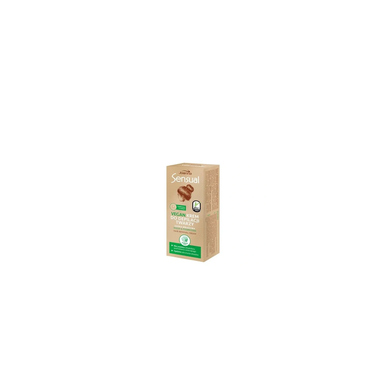 JOANNA Sensual Vegan krem do depilacji twarzy 20g