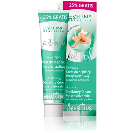 EVELINE Just Epil nawilżający krem do depilacji skóry wrażliwej 125 ml