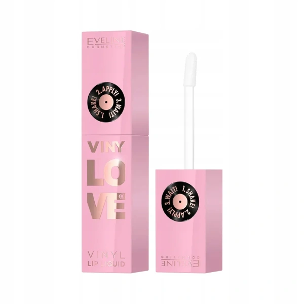 EVELINE VinyLove płynna pomadka do ust z efektem winylowym 01 Pinky 4ml