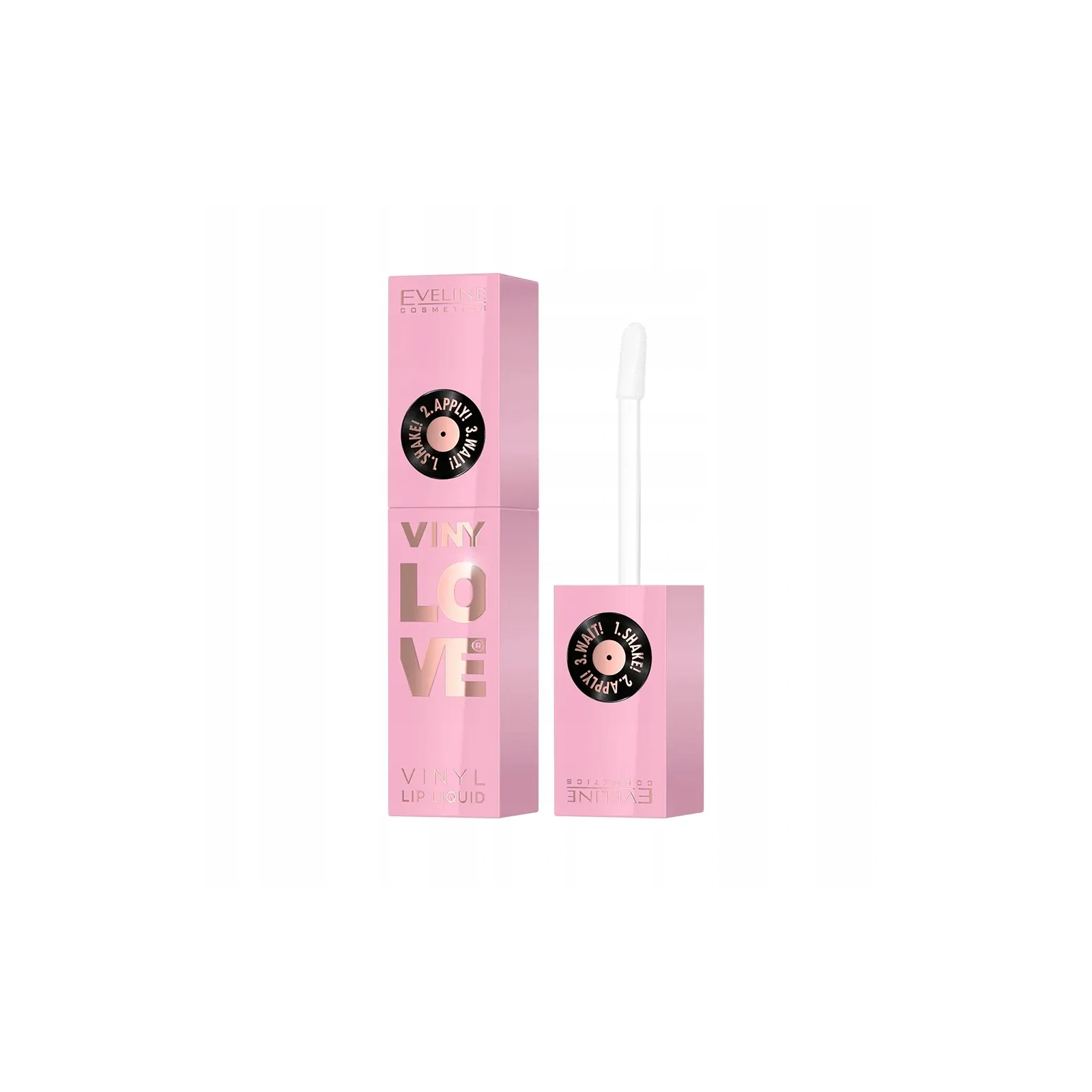 EVELINE VinyLove płynna pomadka do ust z efektem winylowym 01 Pinky 4ml
