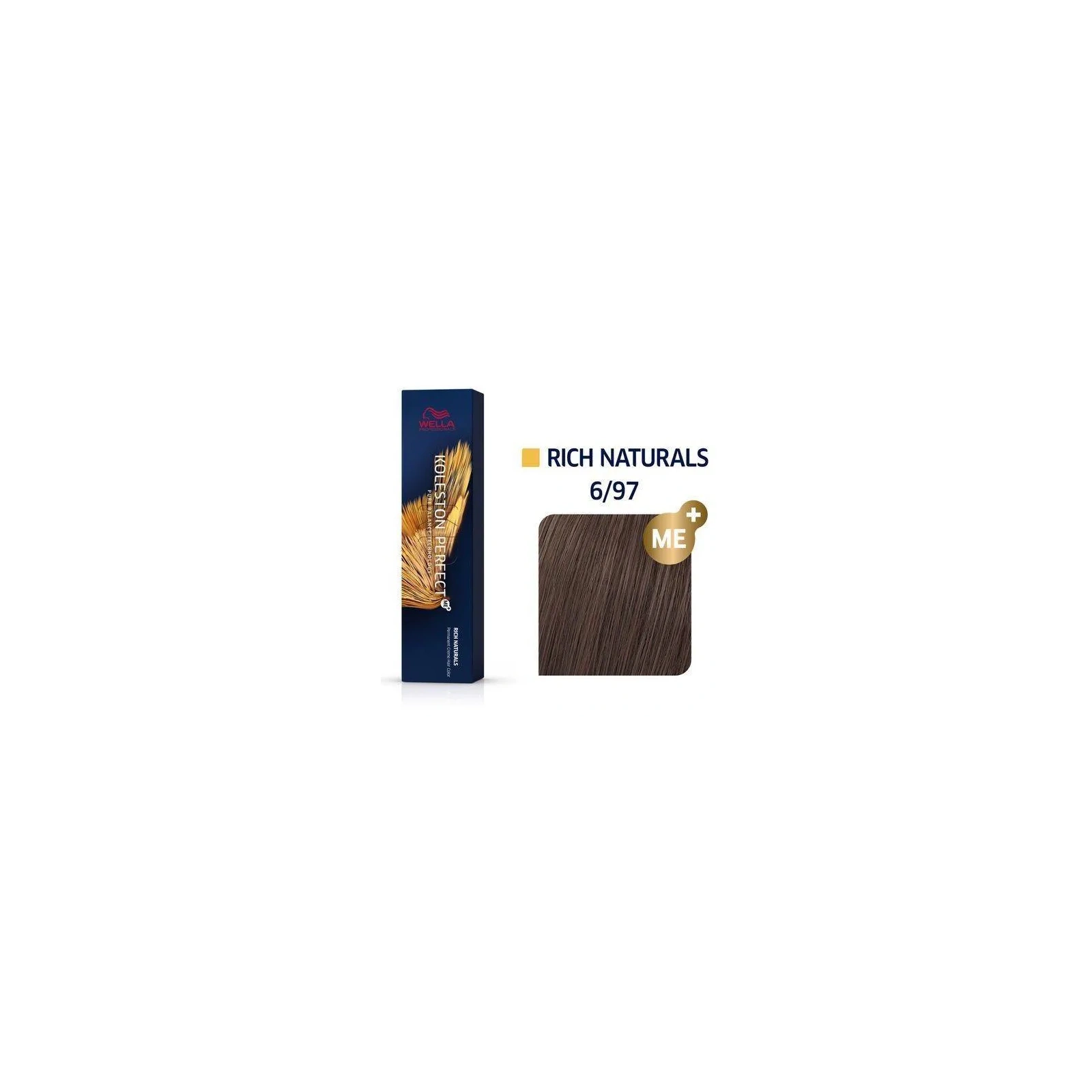 KOLESTON Perfect Me+ farba Rich Naturals 6//97 Ciemny Blond Grafitowo-Brązowy 60ml 