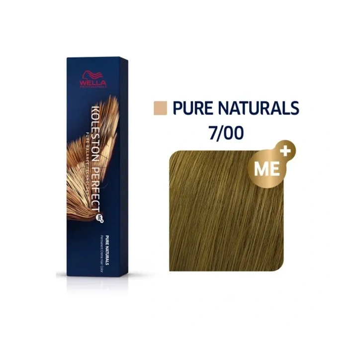 WELLA PROFESSIONALS Koleston Perfect farba Me+ Pure Naturals 7/00 Blond Naturalny Intensywny 60ml 