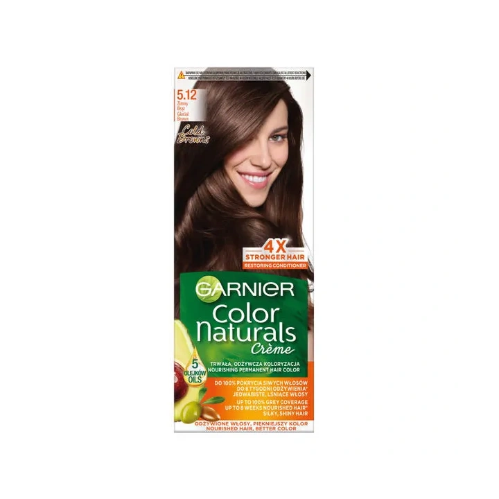 GARNIER Color Naturals Creme 5.12 Zimny Brąz