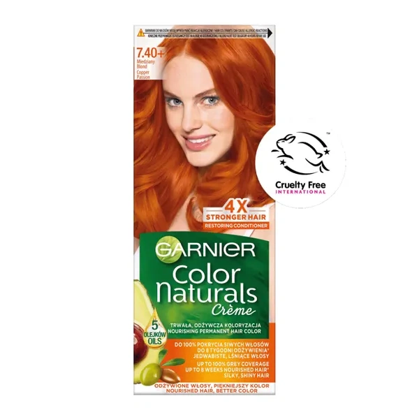 GARNIER Color Naturals Creme 7.40+Miedziany Blond