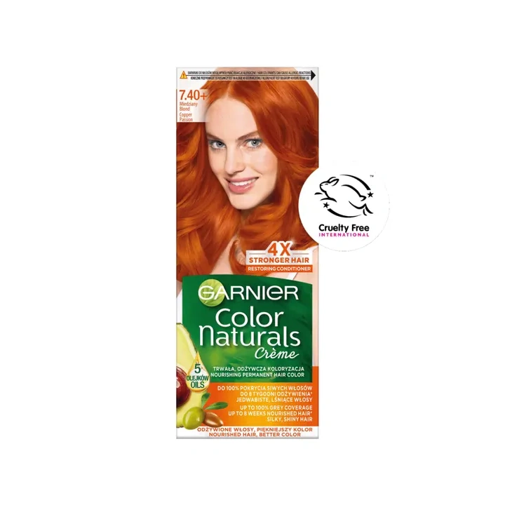 GARNIER Color Naturals Creme 7.40+Miedziany Blond