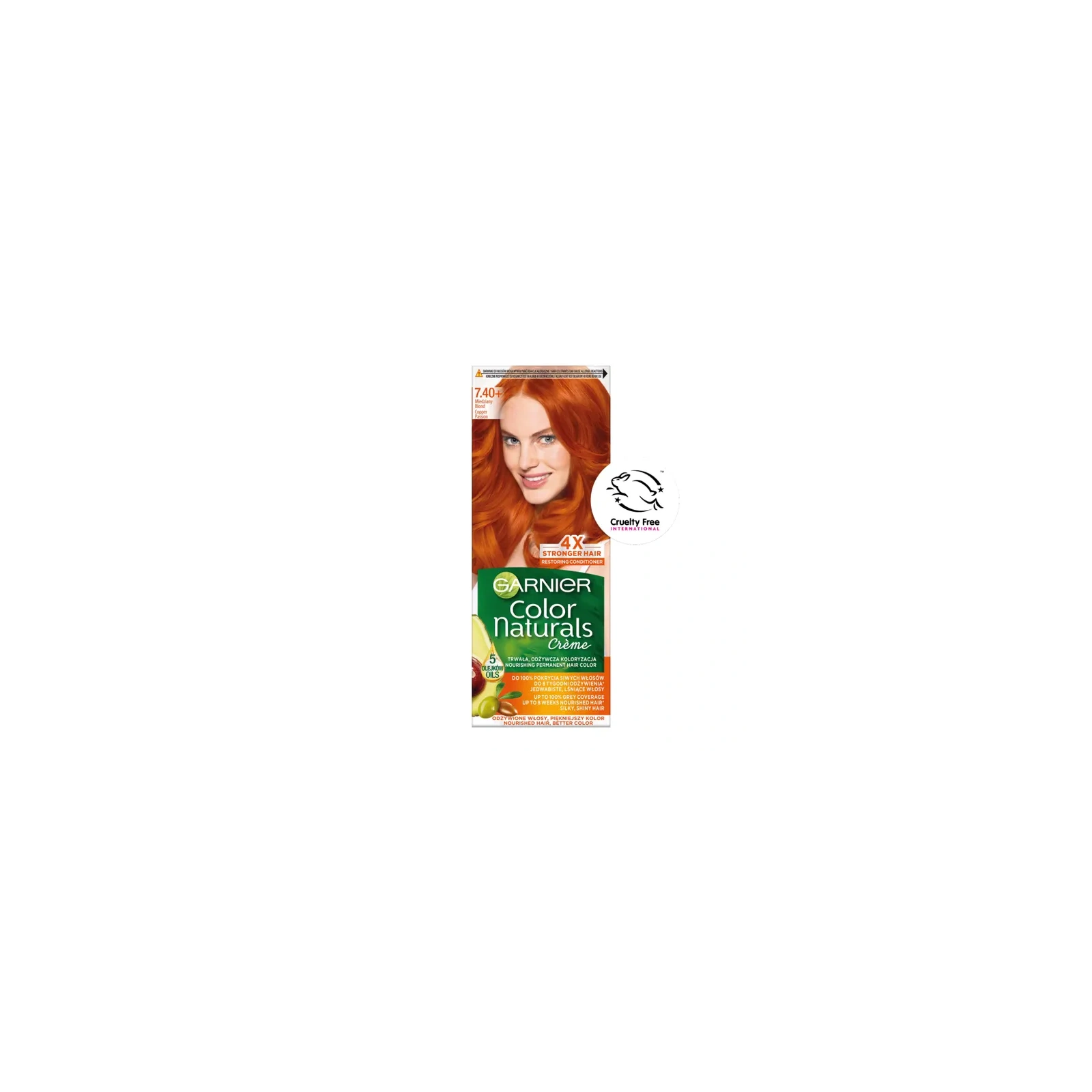 GARNIER Color Naturals Creme 7.40+Miedziany Blond