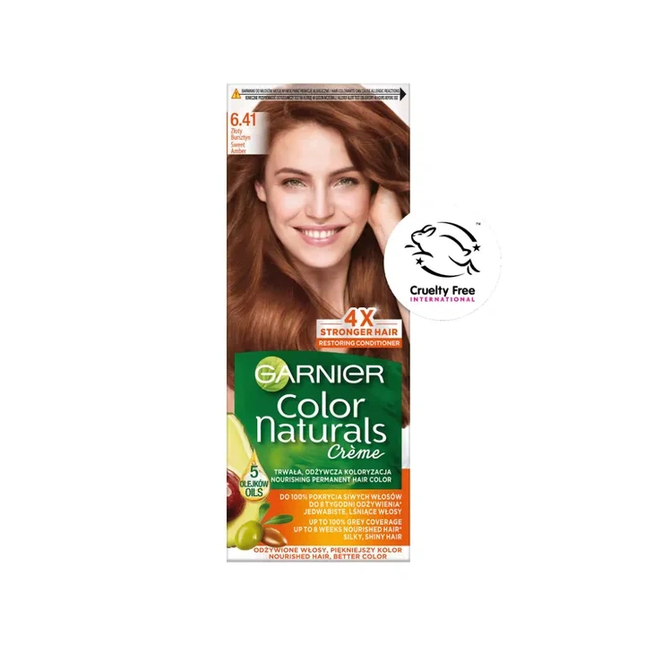 GARNIER Color Naturals Creme 6.41 Złoty Bursztyn