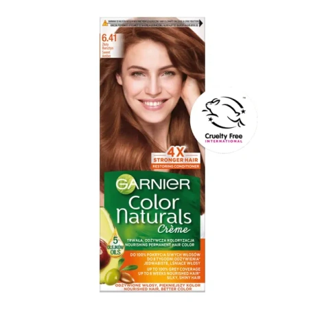 GARNIER Color Naturals Creme 6.41 Złoty Bursztyn