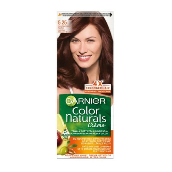 GARNIER Color Naturals Creme 5.25 Jasny Opalizujący Kasztan