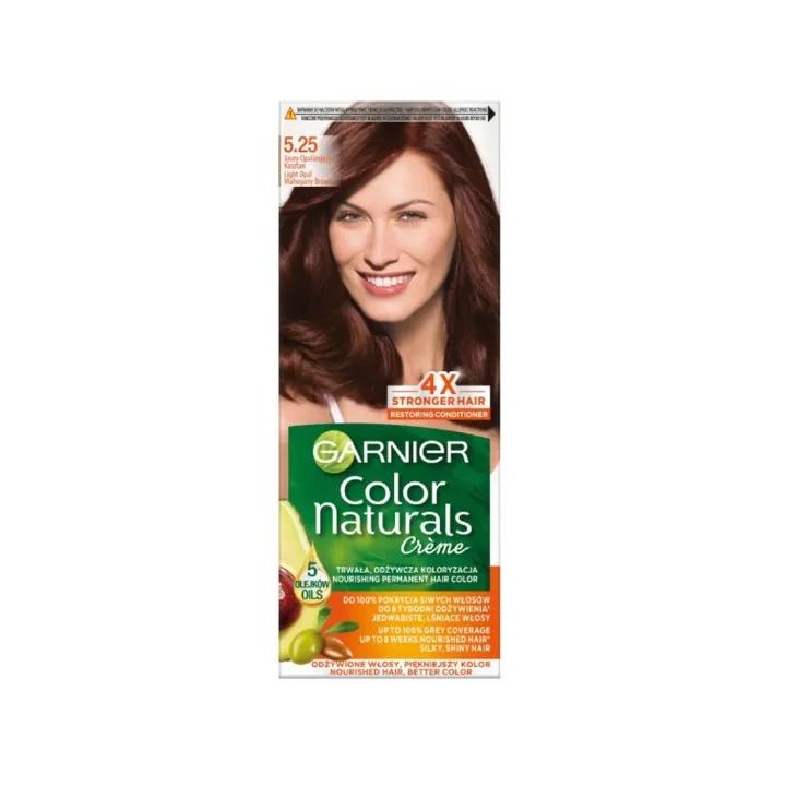 GARNIER Color Naturals Creme 5.25 Jasny Opalizujący Kasztan
