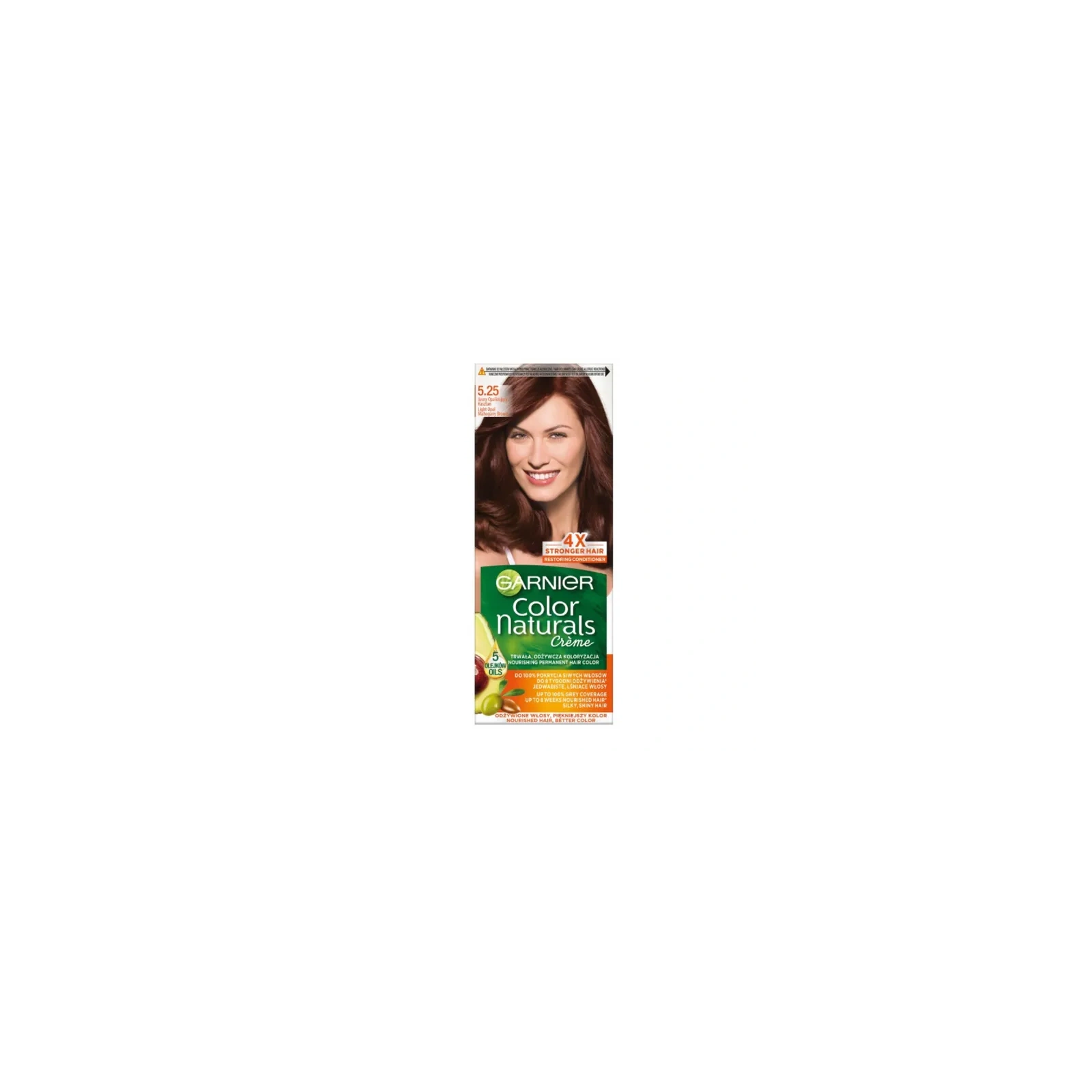 GARNIER Color Naturals Creme 5.25 Jasny Opalizujący Kasztan