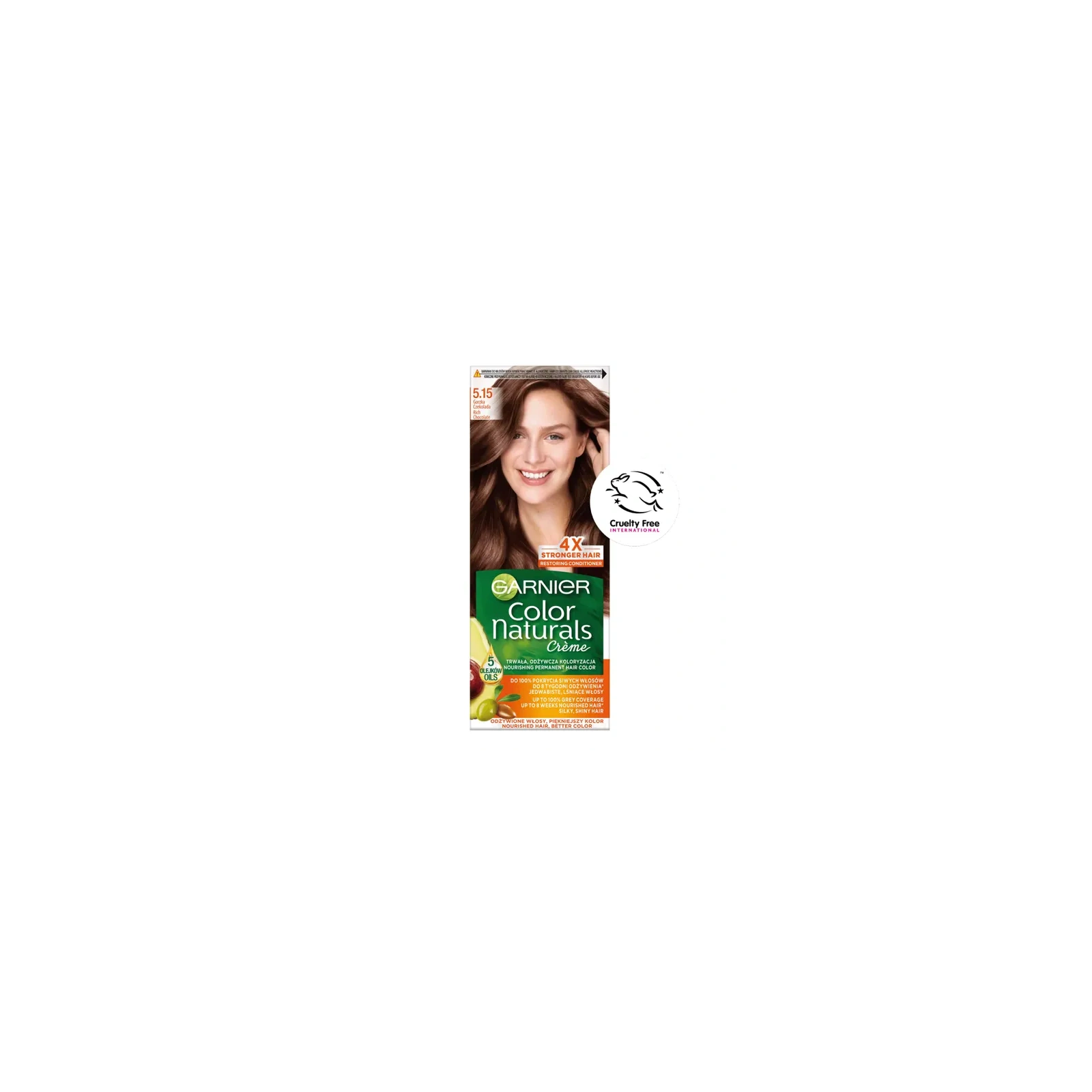 GARNIER Color Naturals Creme 5.15 Gorzka Czekolada