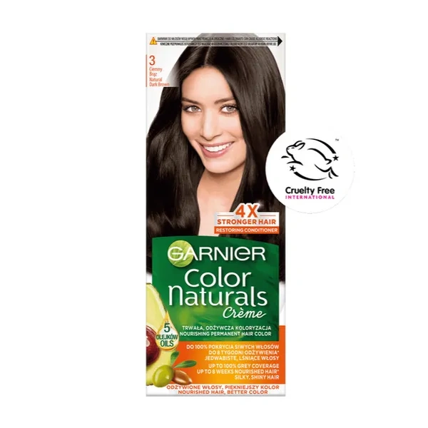 GARNIER Color Naturals Creme 3 Ciemny Brąz