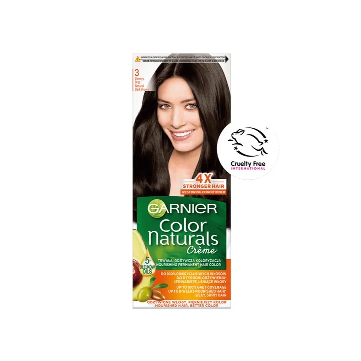 GARNIER Color Naturals Creme 3 Ciemny Brąz