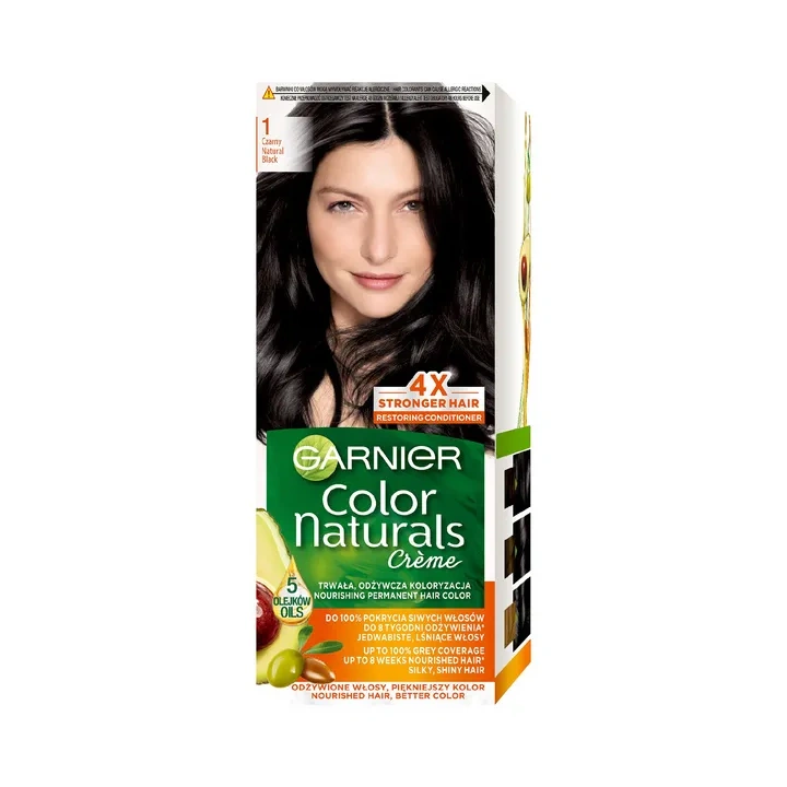 GARNIER Color Naturals Creme krem koloryzujący do włosów 1 Czarny