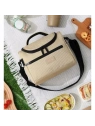 ECARLA torba termiczna piknikowa Lunch Box 25x20,5x16,5cm Beż KP05K