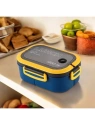 ECARLA Lunch Box śniadaniówka ze sztućcami 21x14,5x8cm Granat PJM44GRAN