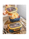 ECARLA Lunch Box śniadaniówka ze sztućcami 21x14,5x8cm Granat PJM44GRAN