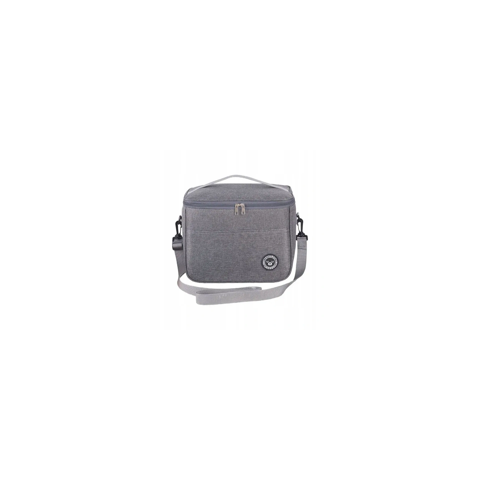 ECARLA torba termiczna piknikowa Lunch Box 29x20x21cm Szara KP04SZ 