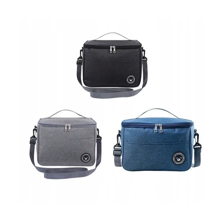 ECARLA torba termiczna piknikowa Lunch Box 29x20x21cm Szara KP04SZ 