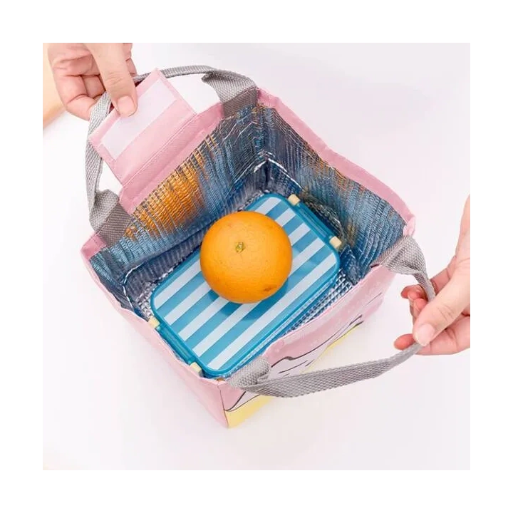 ECARLA torba termiczna do przenoszenia żywności LUNCH BOX słoń żółta PJM17WZ2ZO 