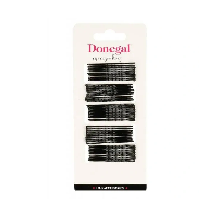 DONEGAL wsuwki do włosów 4,3cm Czarne 40szt