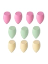 ECARLA zestaw gąbeczek do makijażu 10szt Pastel Mint GB11 