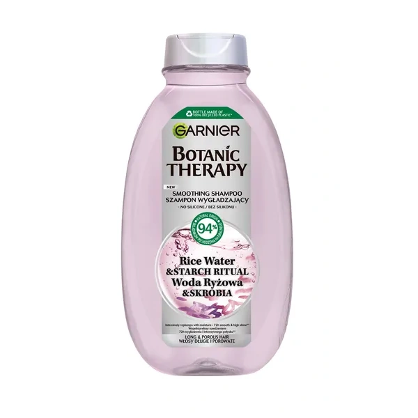 BOTANIC THERAPY Woda Ryżowa & Skrobia szampon do włosów 400ml