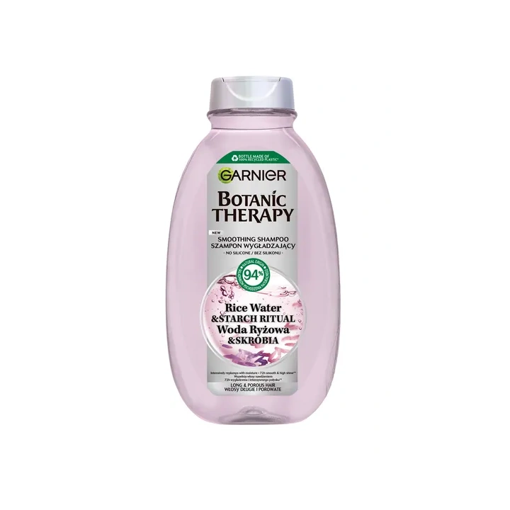 BOTANIC THERAPY Woda Ryżowa & Skrobia szampon do włosów 400ml 