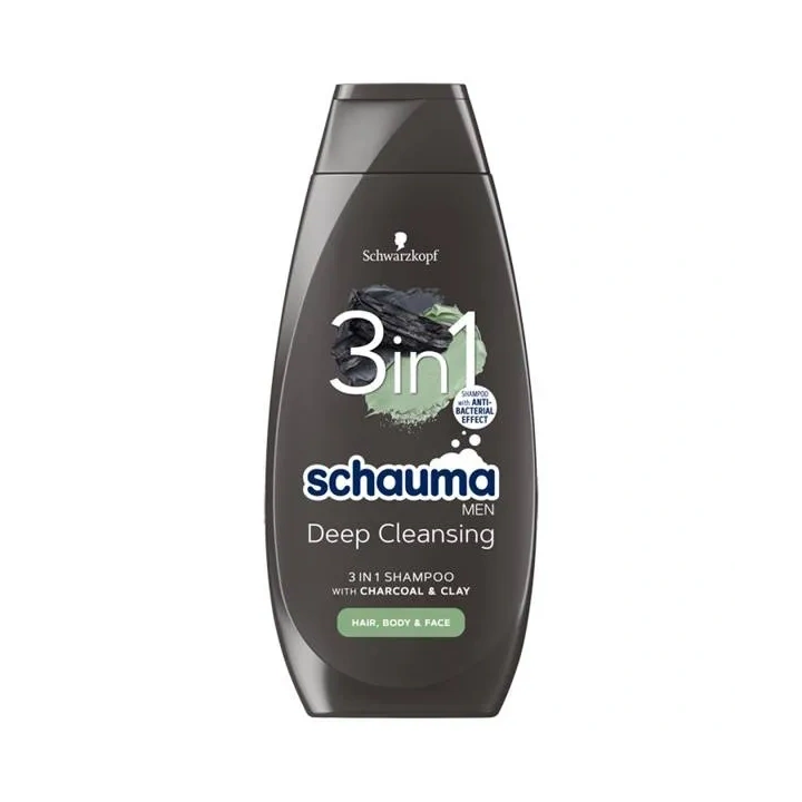 SCHWARZKOPF Schauma Men szampon 3w1 400ml