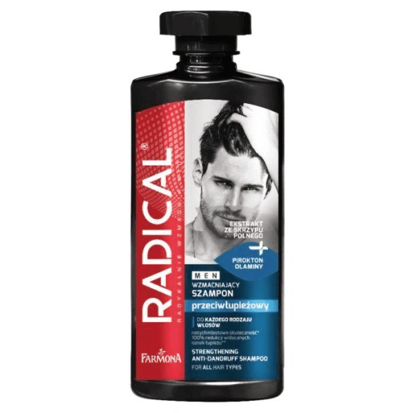 RADICAL Men szampon do włosów przeciwłupieżowy 400ml