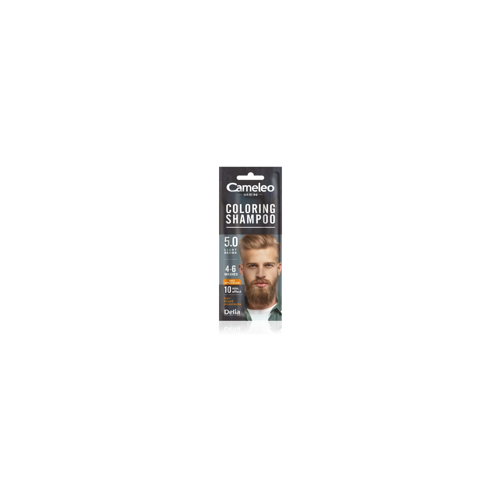 DELIA Cameleo Men Coloring Shampoo szamponetka koloryzująca 5.0 Light Brown 15ml 