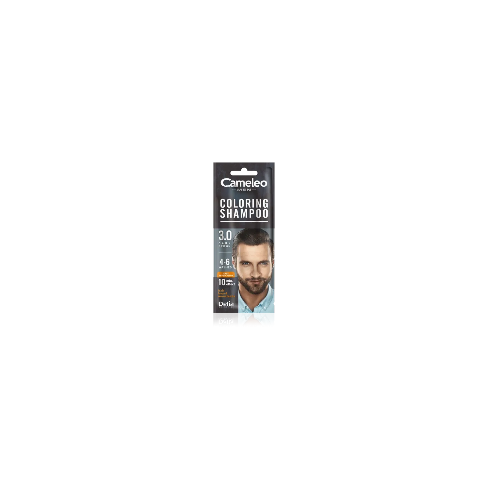 DELIA Cameleo Men Coloring Shampoo szamponetka koloryzująca 3.0 Dark Brown 15ml 