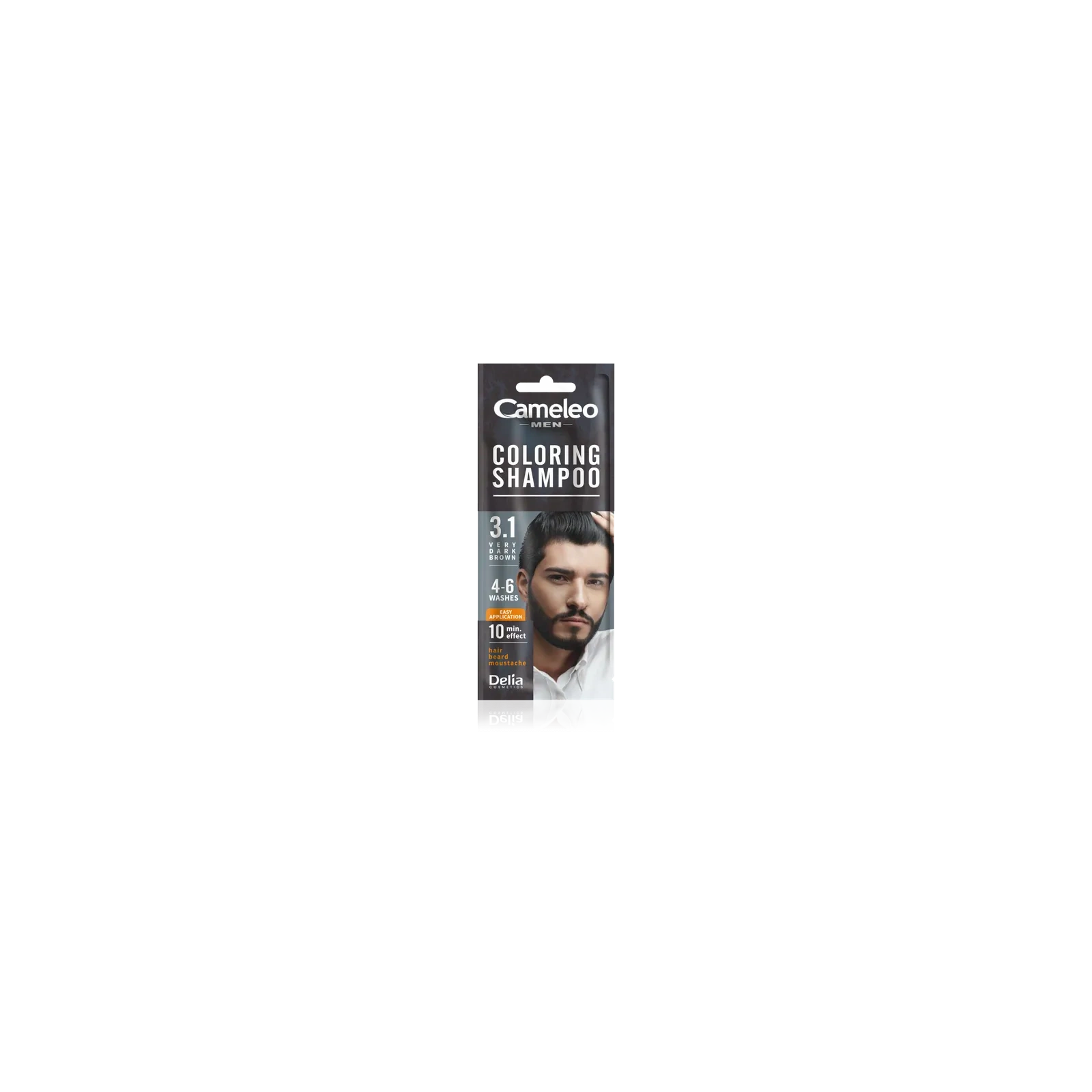 DELIA Cameleo Men Coloring Shampoo szamponetka koloryzująca 3.1 Very Dark Brown 15ml 