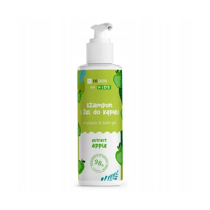 HISKIN For Kids szampon i żel do kąpieli Extact Apple 280ml 
