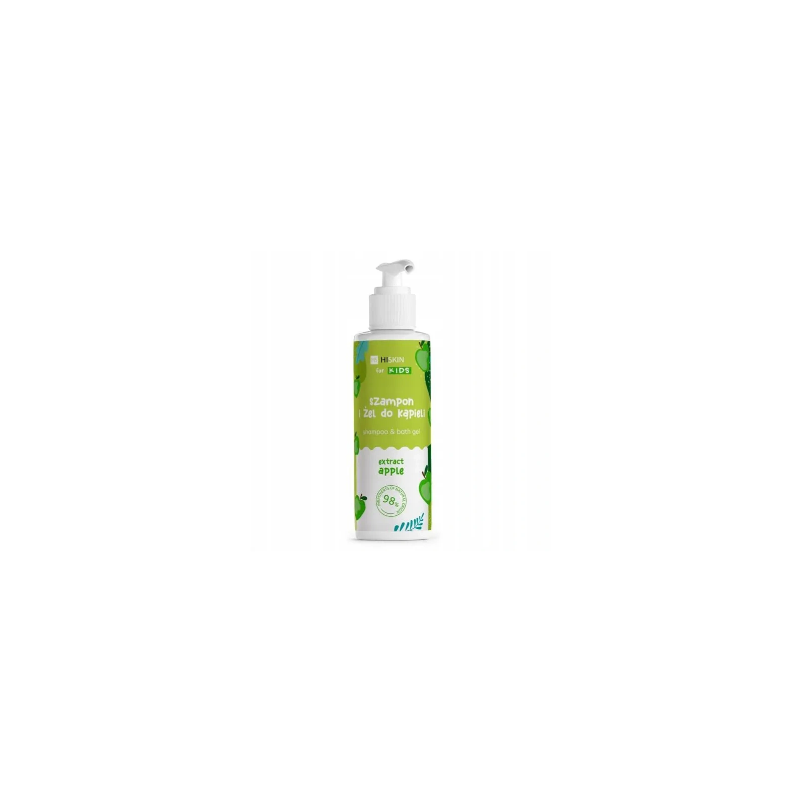 HISKIN For Kids szampon i żel do kąpieli Extact Apple 280ml 