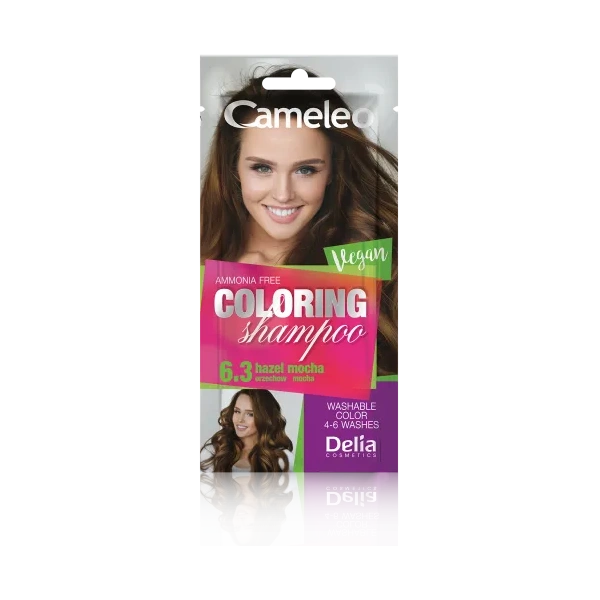 DELIA Cameleo Coloring szamponetka koloryzująca 6.3 Hazel Mocha 40ml