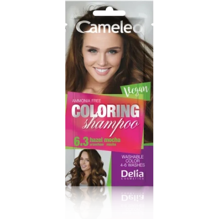 DELIA Cameleo Coloring szamponetka koloryzująca 6.3 Hazel Mocha 40ml