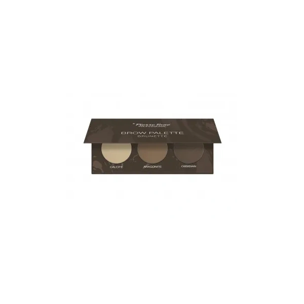 PIERRE RENE Brow Palette cienie do stylizacji brwi 03 Brunette 3,9g