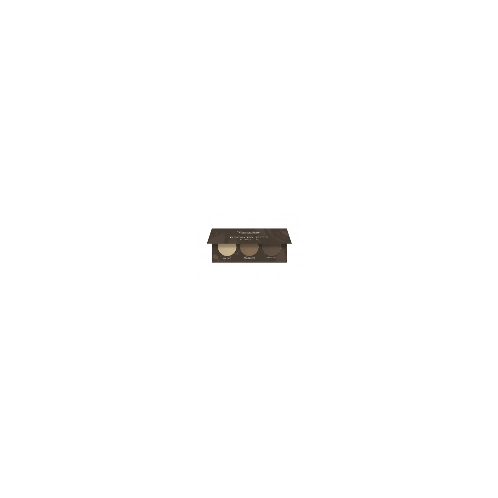 PIERRE RENE Brow Palette cienie do stylizacji brwi 03 Brunette 3,9g